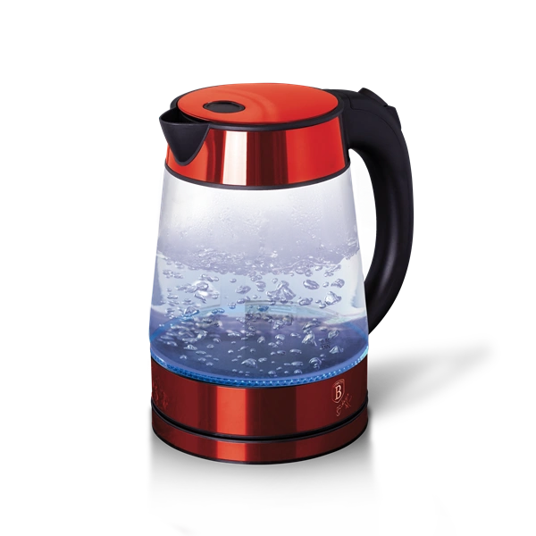 Berlinger Haus BH/9120 1,7L-es burgundy üveg vízforraló