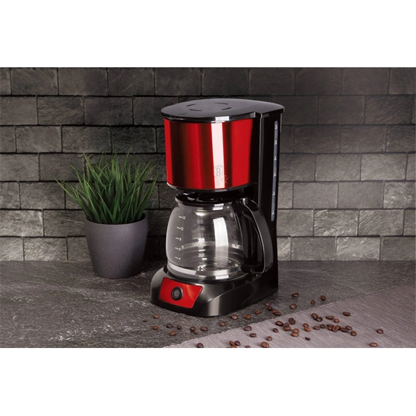 Berlinger Haus BH/9158 Metallic Line Burgundy Edition burgundy filteres kávéfőző