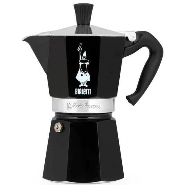 Bialetti 4953 Moka Express fekete 6 személyes kotyogós kávéfőző