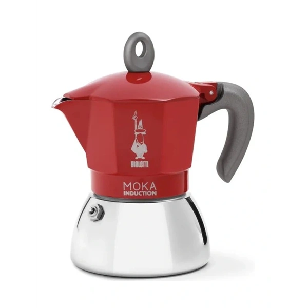 Bialetti Moka 6942 Induction piros 2 személyes indukciós kotyogós kávéfőző
