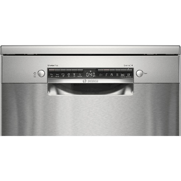 Bosch SMS2HVI02E inox, programok száma: 6, szabadonálló, 14 terítékes mosogatógép 