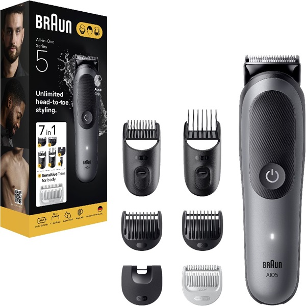 Braun AIO 5520 multifunkciós testszőrzet ápoló