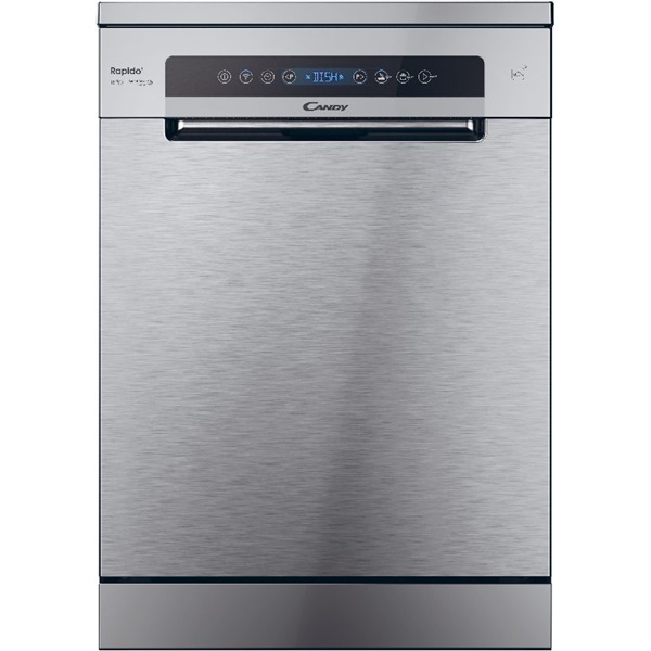 Candy CF 5C7F1X inox, programok száma: 8, szabadonálló, 15 terítékes mosogatógép 