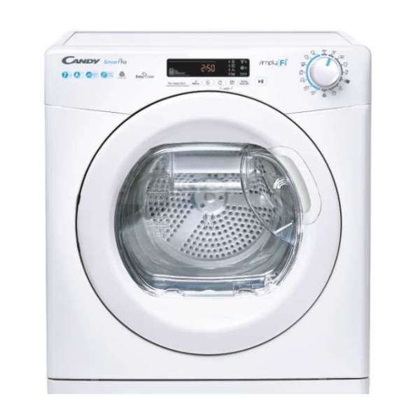 Candy CSO4H7A1DE-S fehér, 7 kg, hőszivattyús, keskeny, szárítógép