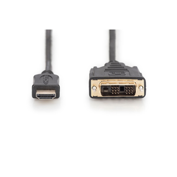 DIGITUS Full HD 60Hz DVI-D - HDMI type A kábel 2m