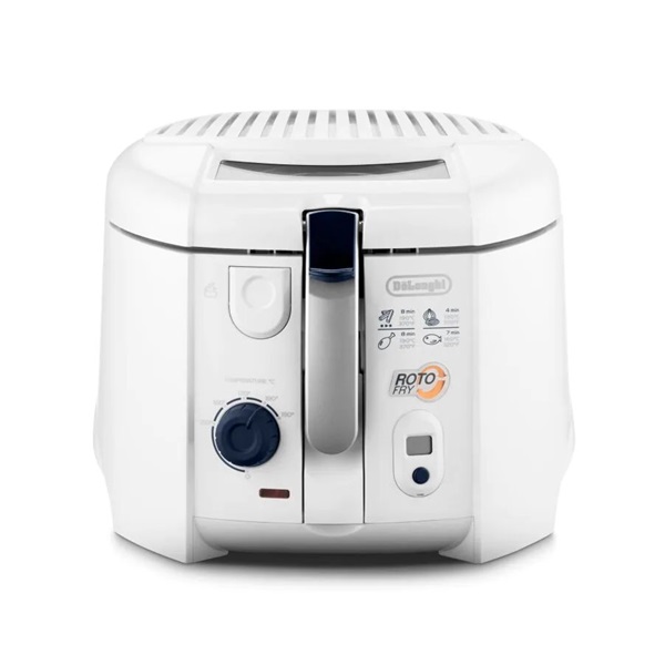 DeLonghi F28533W fehér forgókosaras olajsütő (Újszerű)