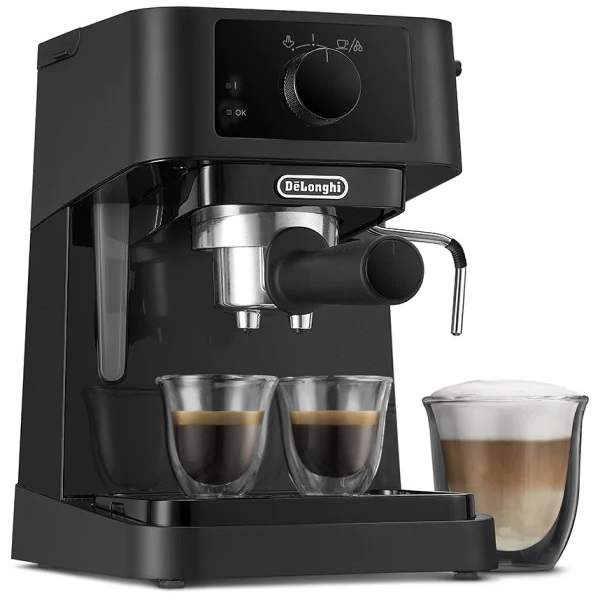 DeLonghi Stilosa EC230.BK fekete espresso kávéfőző (Újszerű)