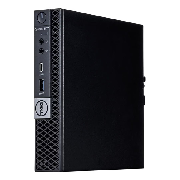 Dell OptiPlex 5070 Micro/i5-9500T/16GB/256GB/Win Pro COA/fekete asztali számítógép (Használt A+)