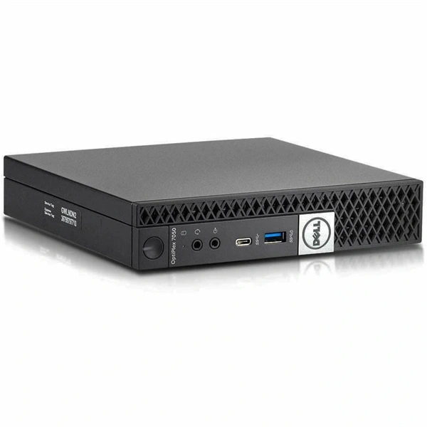 Dell OptiPlex 7050 Micro/i5-7th/8GB/256GB/Win Pro COA/fekete asztali számítógép (Használt A+)