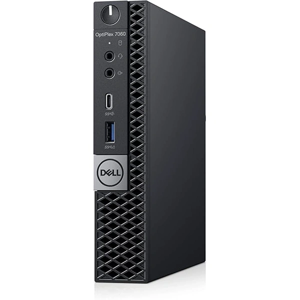 Dell OptiPlex 7060 Micro/i5-8th/8GB/256GB SSD/Win Pro COA/fekete asztali számítógép (Használt A+)