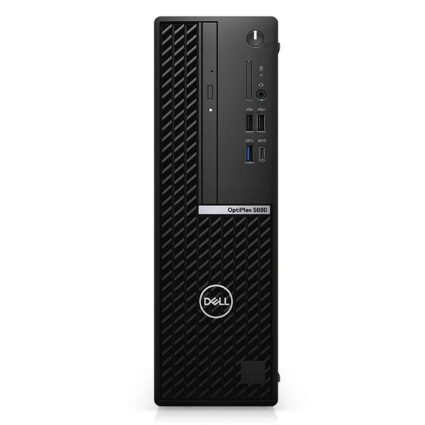 Dell Optiplex 5080 SFF/i5-10th/16GB/256GB SSD/Win Pro COA/fekete asztali számítógép (Használt A+,felújított)