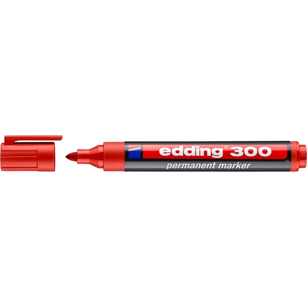 Edding 300 1,5-3 mm Permanent piros marker