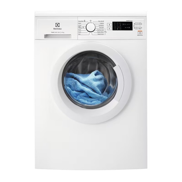 Electrolux EW2T527W fehér, elöltöltős, max.1200ford., 7 kg, mosógép (Újszerű)