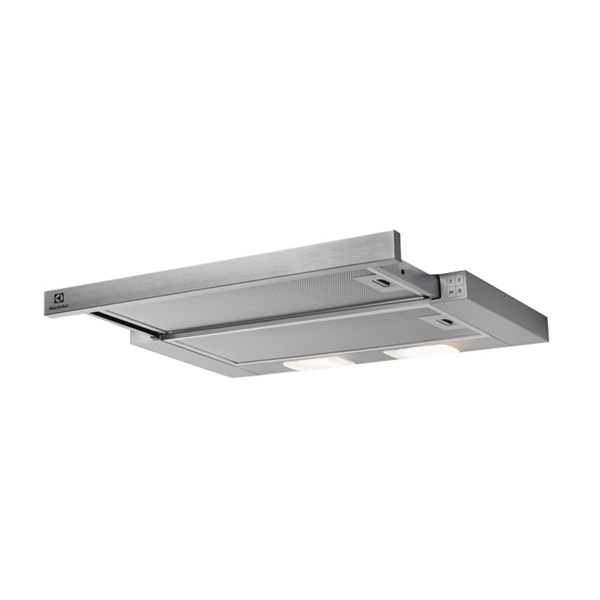 Electrolux LFP326S inox, beépíthető, hagyományos, méret:60 cm, teleszkópos, zajszint:69 dB, páraelszívó