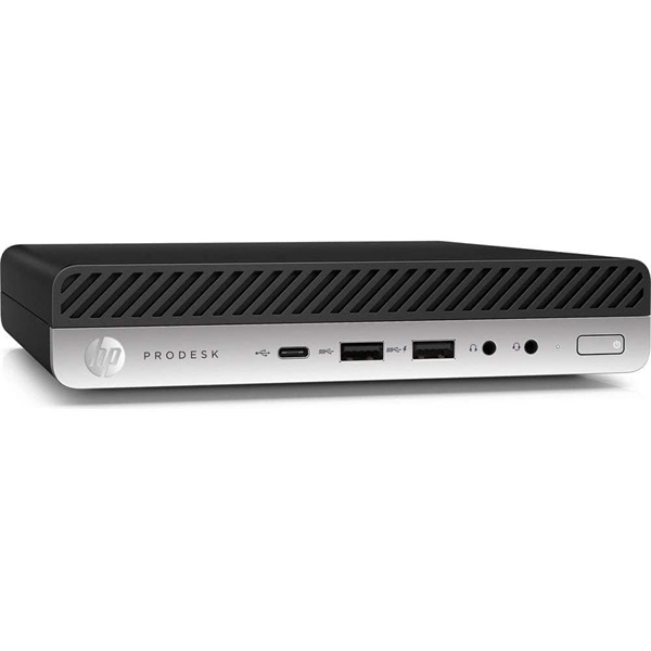 HP 600 G5 Micro/i5-9TH/16GB/256GB SSD/Win Pro COA fekete asztali számítógép (Használt A)