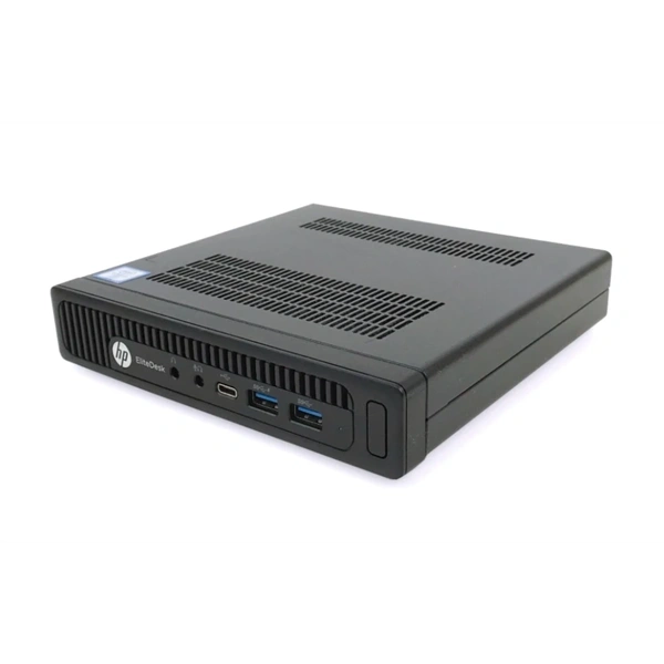 HP EliteDesk 800 G2 Micro/i7-6th/8GB/256GB/Win Pro COA/fekete asztali számítógép (Használt A+)