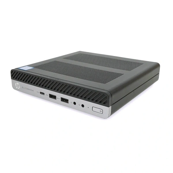 HP EliteDesk 800 G3 Micro/i5-6th/8GB/256GB SSD/Win Pro COA/fekete asztali számítógép (Használt A+)