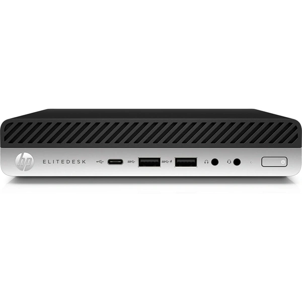 HP EliteDesk 800 G4 Micro/i5-8th/16GB/512GB/Win Pro COA/fekete asztali számítógép (Használt A+)