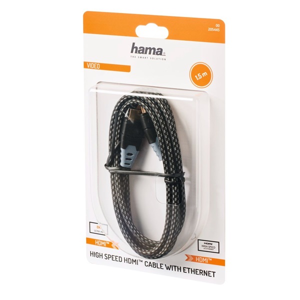 Hama 205445 1,5m 8K High Speed HDMI kábel ethernettel