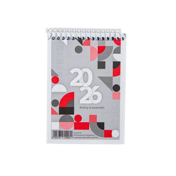 Kalendart 21TA 2026 asztali naptár