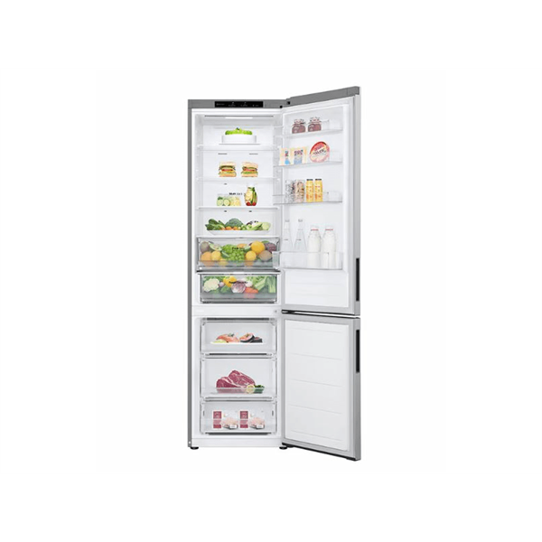 LG GBV22NCCPY ezüst, alulfagyasztós, Hűtő:277L, Fagyasztó:110L, Total No frost hűtőszekrény