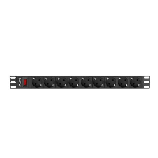 Lanberg PDU-09F-0300-BK 3m vezetékkel 19