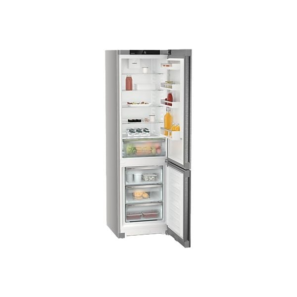 Liebherr KGNsd 57Vc03 inox, alulfagyasztós, Hűtő:268L, Fagyasztó:103L, hűtőszekrény