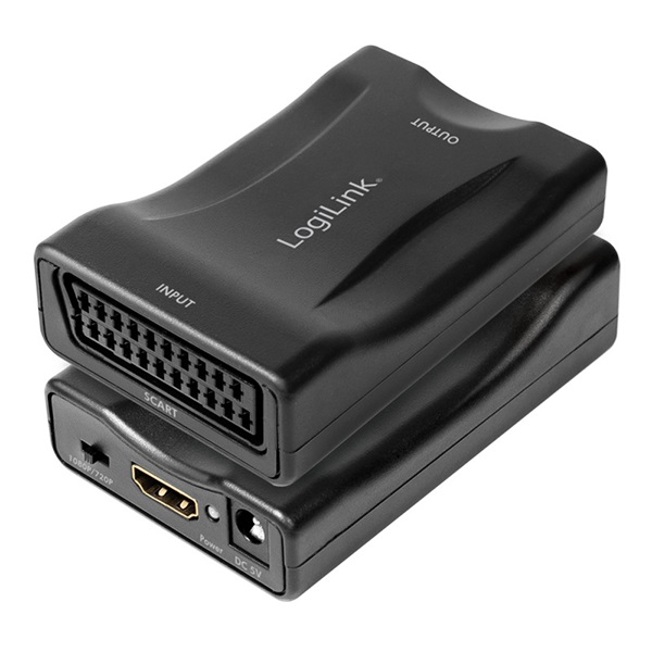 LogiLink CV0160 Scart anya/HDMI-A anya 1080p fekete video átalakító (Újszerű)