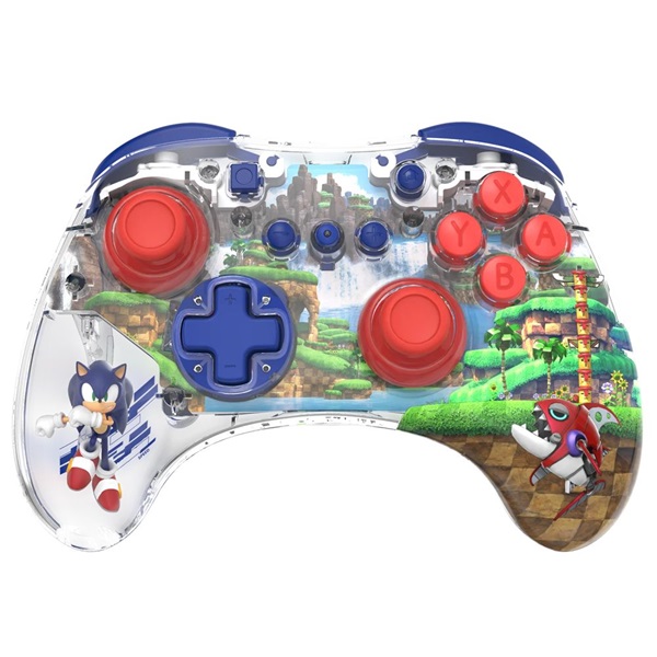 PDP 500-234-SON REALMz Nintendo Switch/Switch 2 LED Sonic: Green Hill Zone vezeték nélküli kontroller