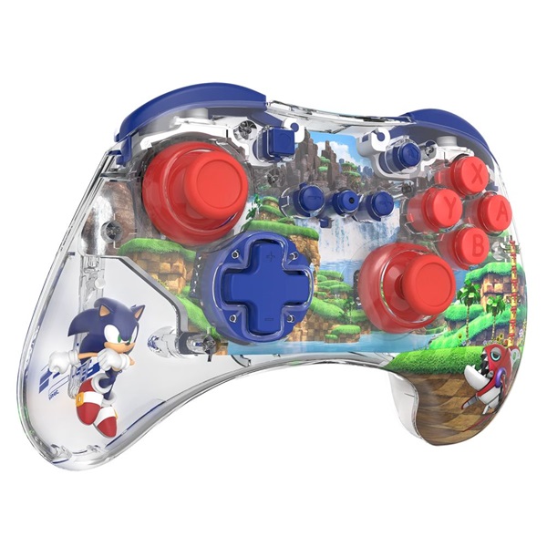 PDP 500-234-SON REALMz Nintendo Switch/Switch 2 LED Sonic: Green Hill Zone vezeték nélküli kontroller