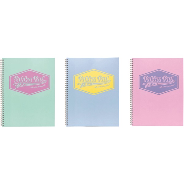 Pukka Pad Jotta Pastel A4 vonalas spirálfüzet (Újszerű)