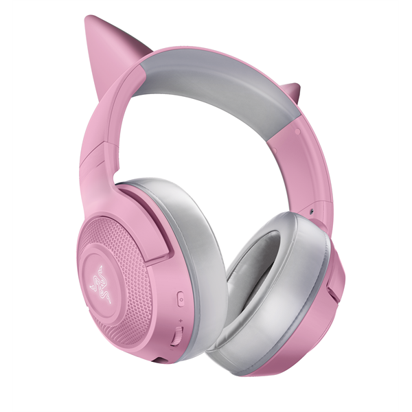 Razer Kraken Kitty V2 rózsaszín vezeték nélküli gamer fejhallgató (Újracsomagolt)