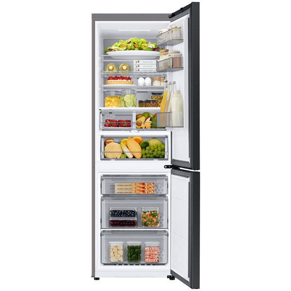 Samsung RB34C7B5D22/EF fekete, alulfagyasztós, Hűtő:230L, Fagyasztó:114L, hűtőszekrény