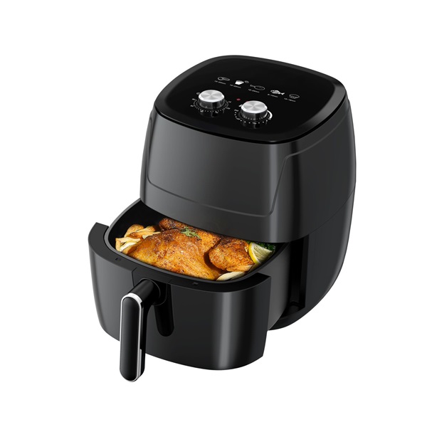 TOO AF-110B-1350 W fekete 5,2 L forrólevegős sütő (air fryer/airfryer) (Újszerű)