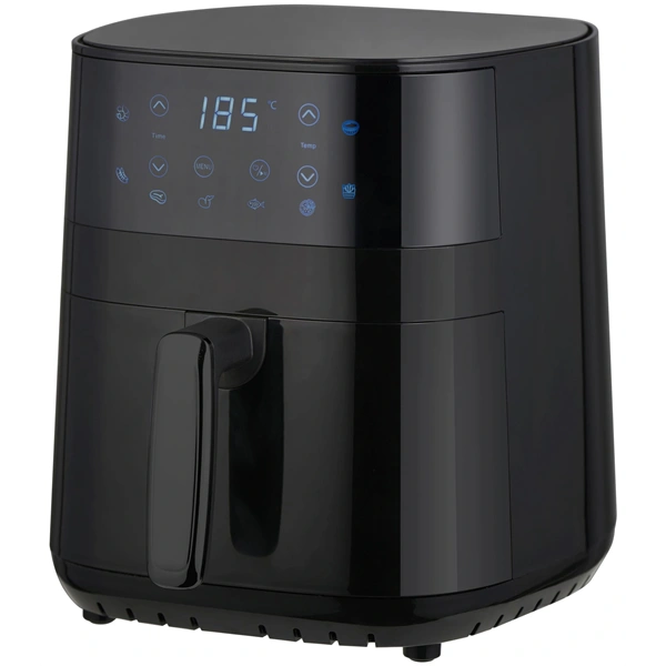 TOO AF-350-B-1400 W fekete 3,2 L forrólevegős sütő (air fryer/airfryer) digitális vezérléssel (Újszerű)