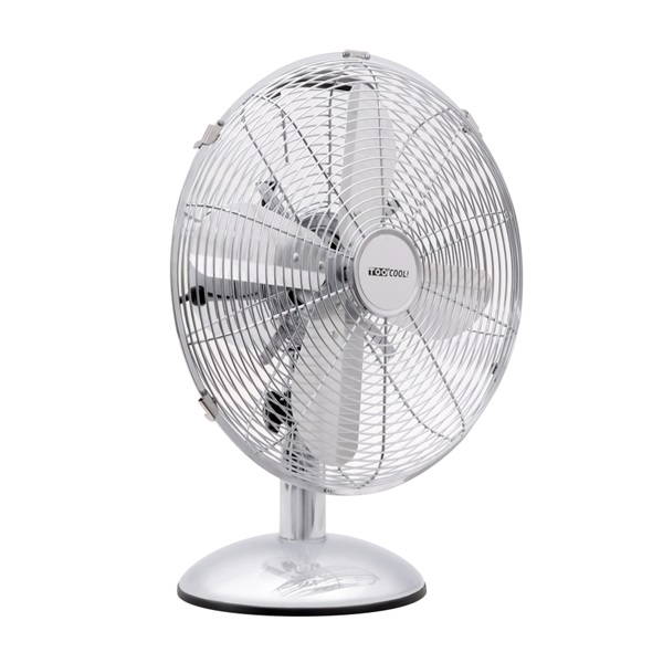 TOO FAND-30-300-M ezüst, 30 cm, sebességfokozat száma:3, 35 W, asztali ventilátor (Újszerű)