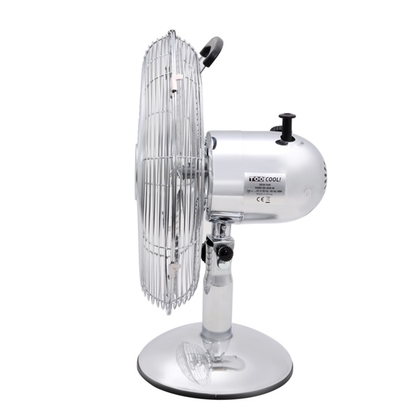 TOO FAND-30-300-M ezüst, 30 cm, sebességfokozat száma:3, 35 W, asztali ventilátor (Újszerű)