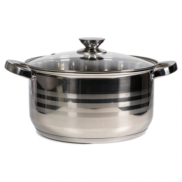 TOO LP-7170-7L prémium rozsdamentes edény 7,2 liter fazék/lábas+fedő 26 x 14cm