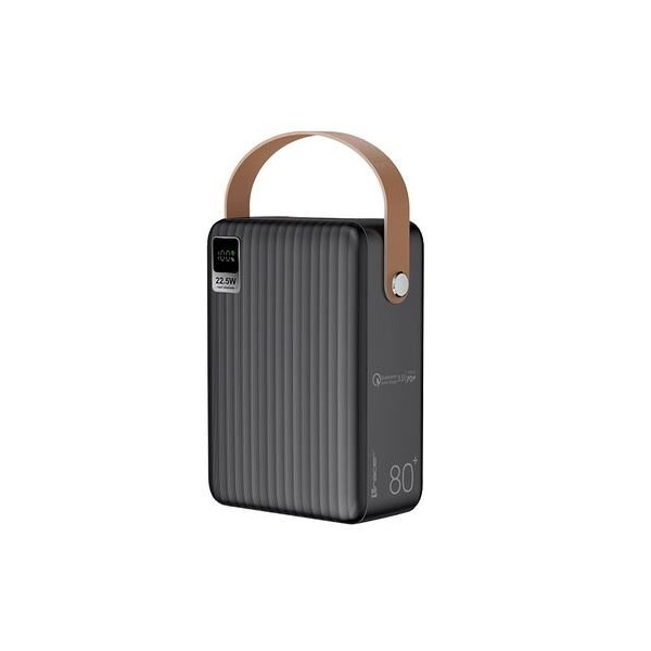 Tracer Vouge 8, 80,000 mAh 7 portos Quick Charge 3.0 fekete hordozható power bank