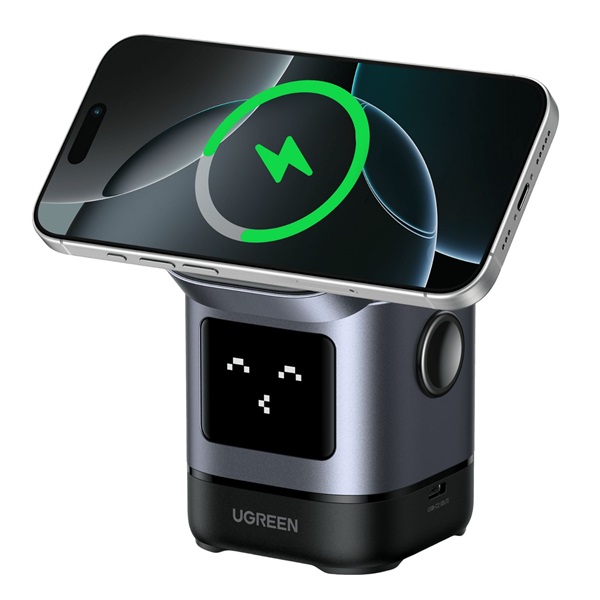 UGREEN Uno W709 2in1 15W töltőállomás + Type-C kábel