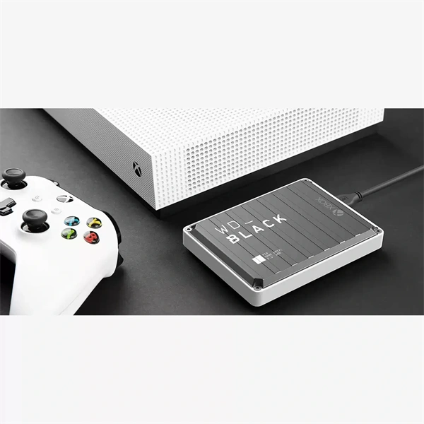 Western Digital 4TB USB 3.2 Gen1 BLACK P10 Game Drive (WDBA5G0040BBK) fekete külső winchester