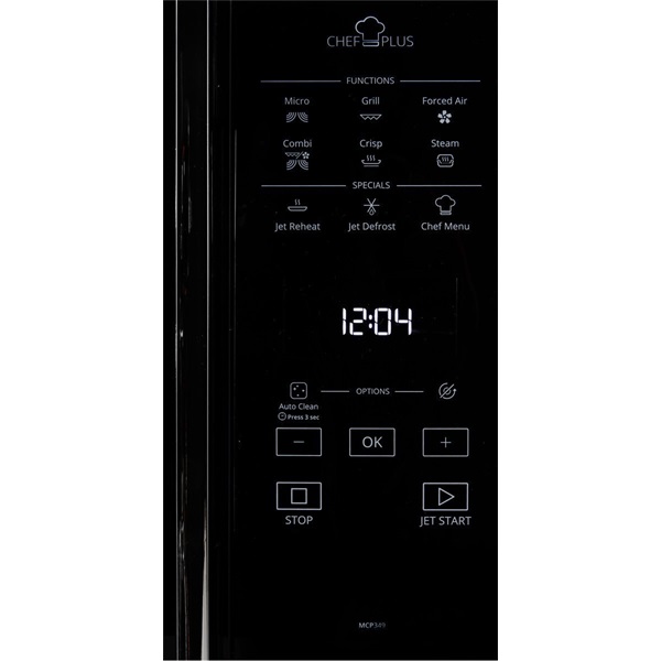 Whirlpool MCP 349 BL 800W 25L fekete mikrohullámú sütő